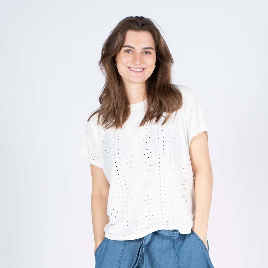 Sasia Sonja Dame Bluse Cloud Dancer White 12