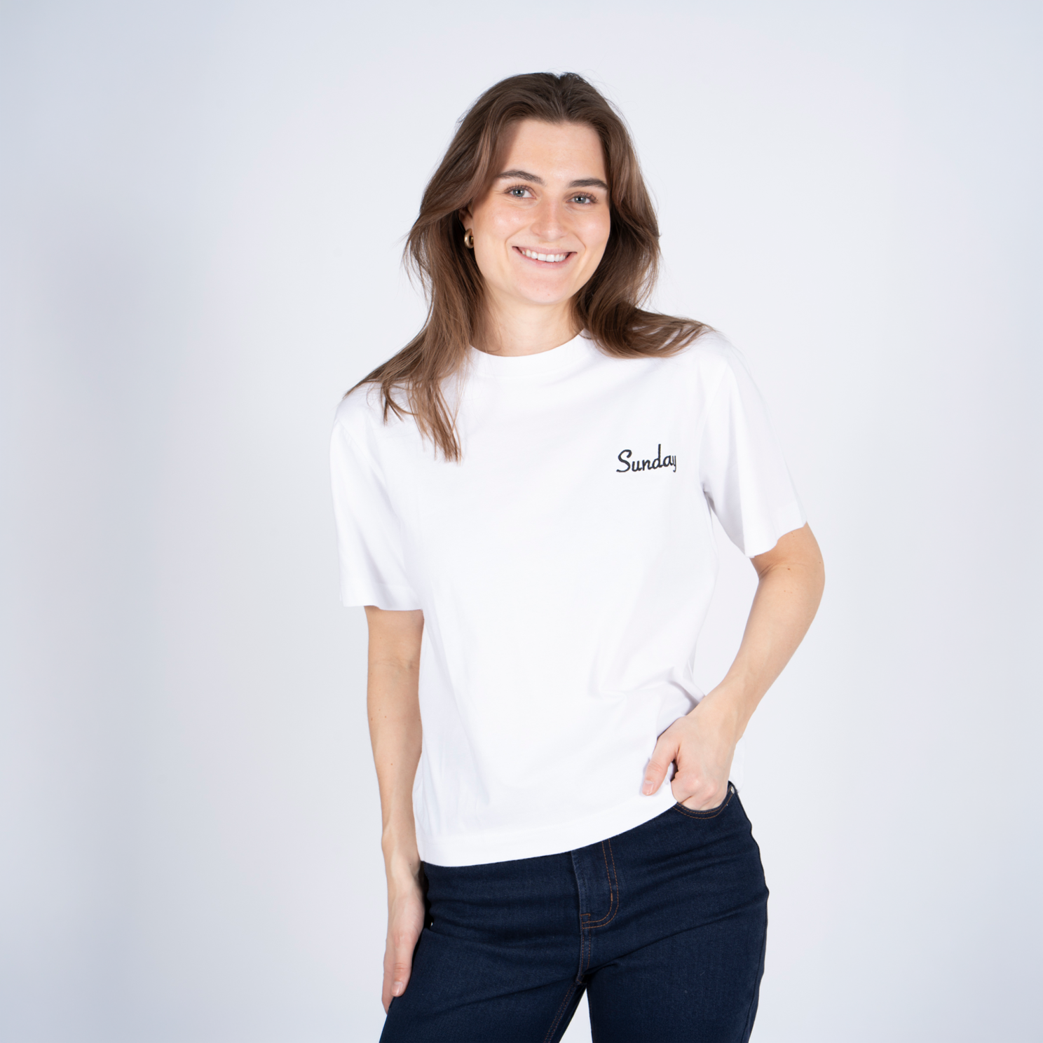 Sasia Sunday Dame  -shirt Bright White