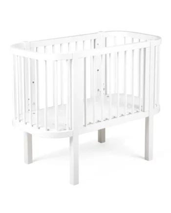 Sebra Bedside Crib Hvid