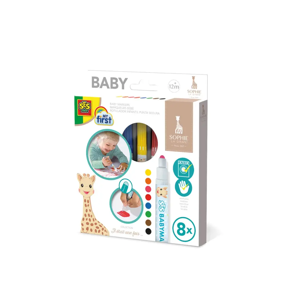 Ses Creative Sophie La Girafe Babyfarver