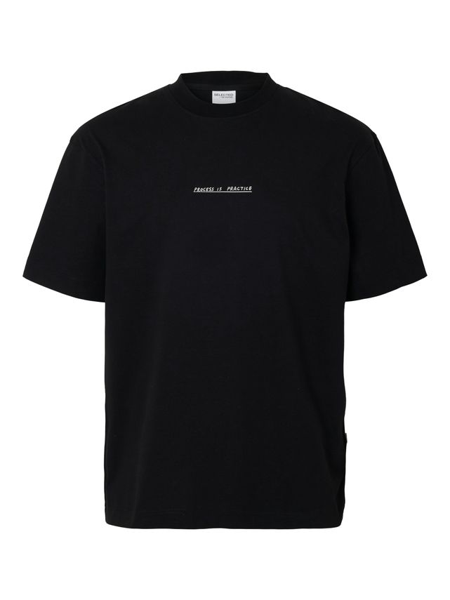 Slhrelaxnic License Ss -neck Tee