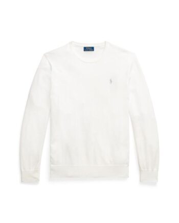 Slim Fit Textured Cotton Sweater