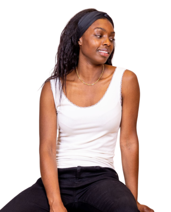Steenholt Alison Dame Tanktop   Bambus Bright White
