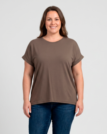 Steenholt Dame  -shirt Shitake 44