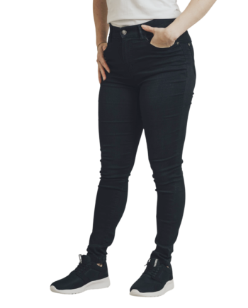 Steenholt Grace Dame Jeans    Stretch Black Denim 44 32