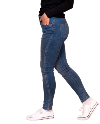 Steenholt Grace Dame Jeans    Stretch    Light Blue Denim 44 32