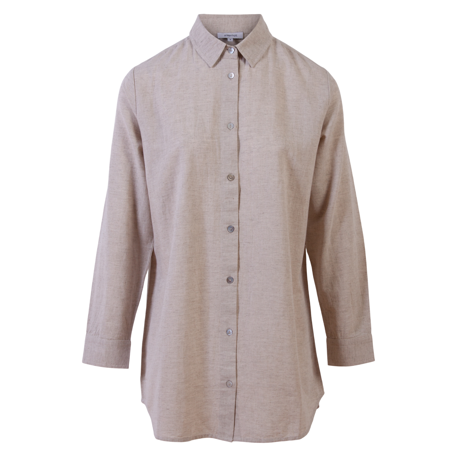 Steenholt Linett Dame Skjorte   Hørmix Plus Size Woody 54