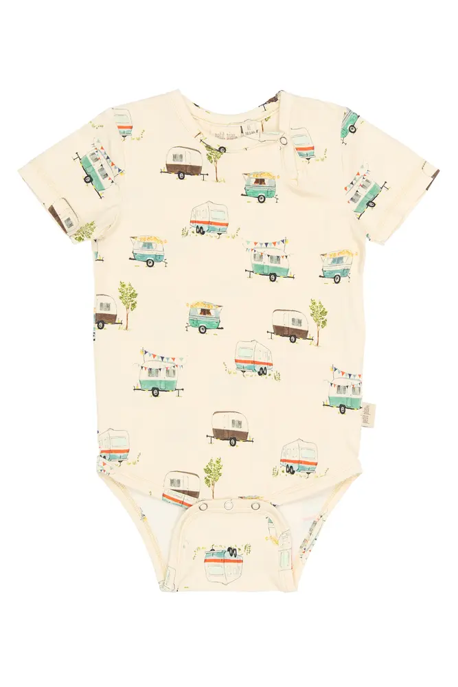 Sun Kortærmet Body Eggnog Camper Aop 92