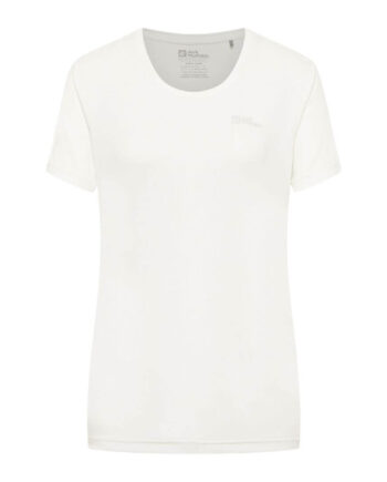 -shirt Dame Jack Wolfskin Tech   Hvid
