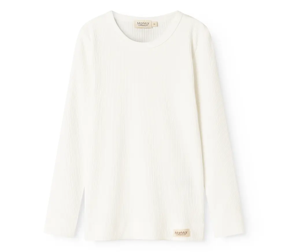 -shirt  Langærmet Gentle White 110
