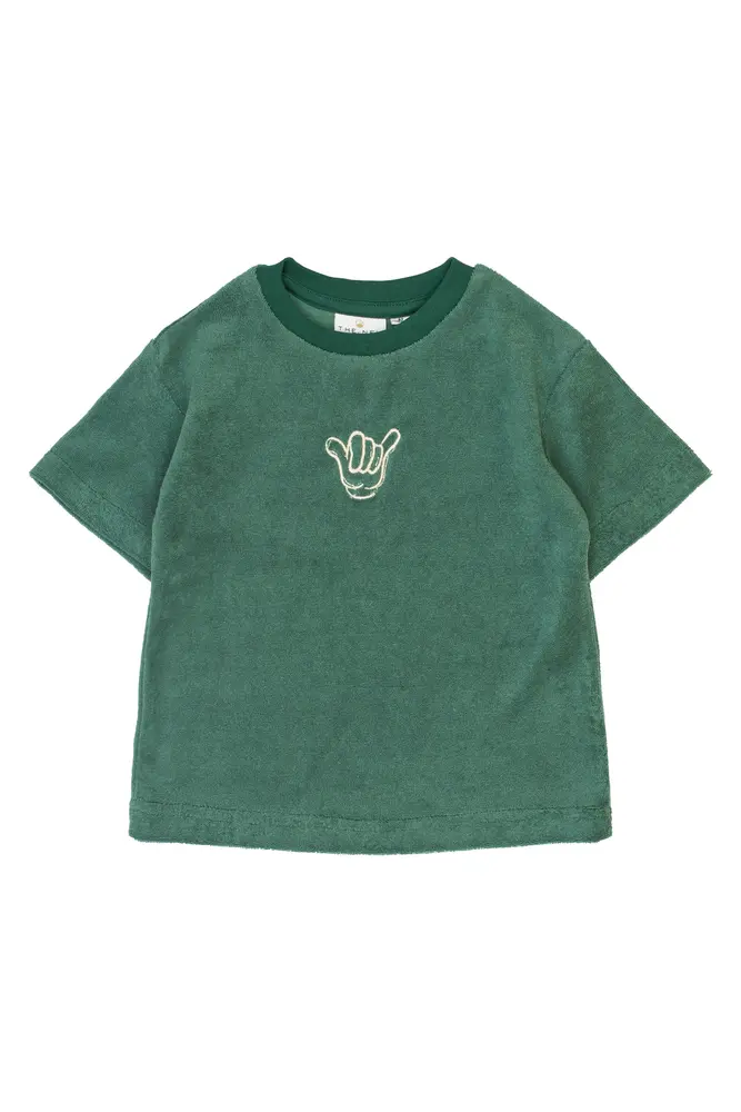 Terry  -shirt Posy Green 104