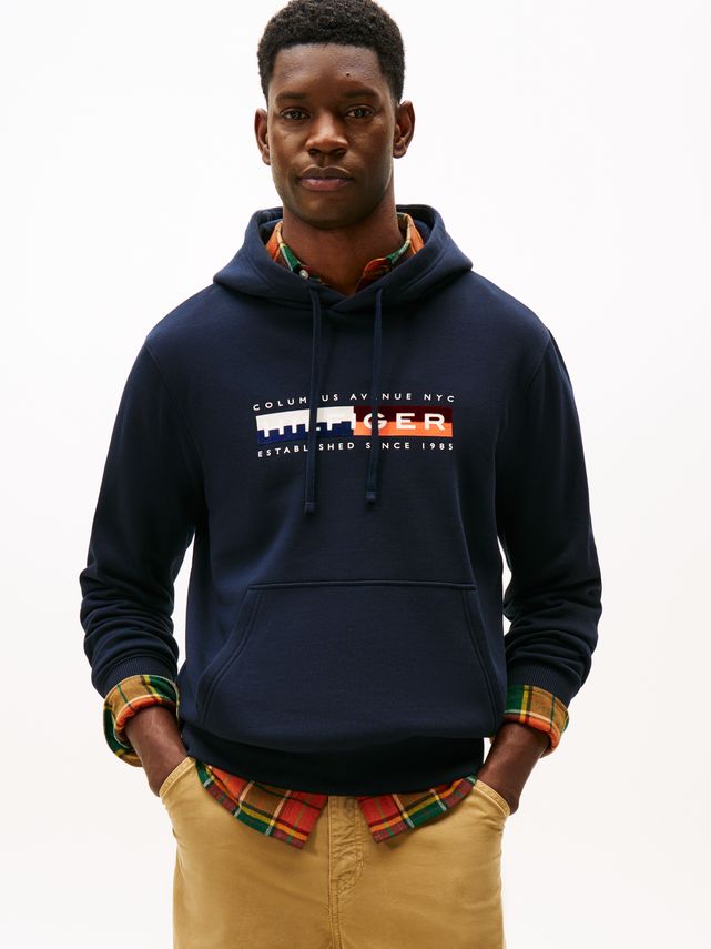 Th Colour Block Graphic Hoodie