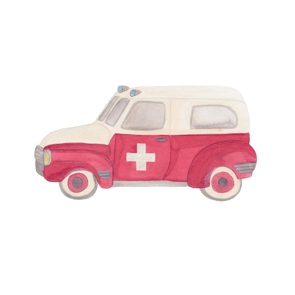 That Apos   Mine Wallsticker Ambulance Multi