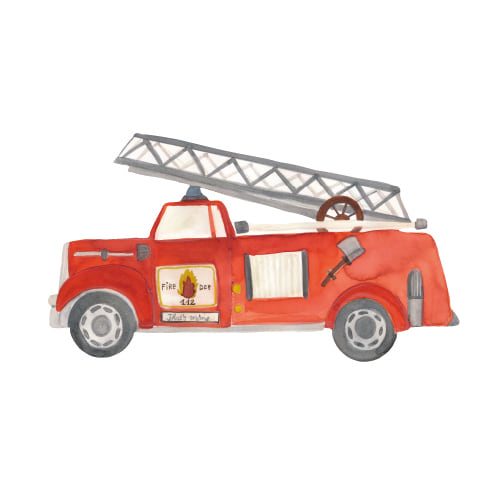 That Apos   Mine Wallsticker Brandbil Multi