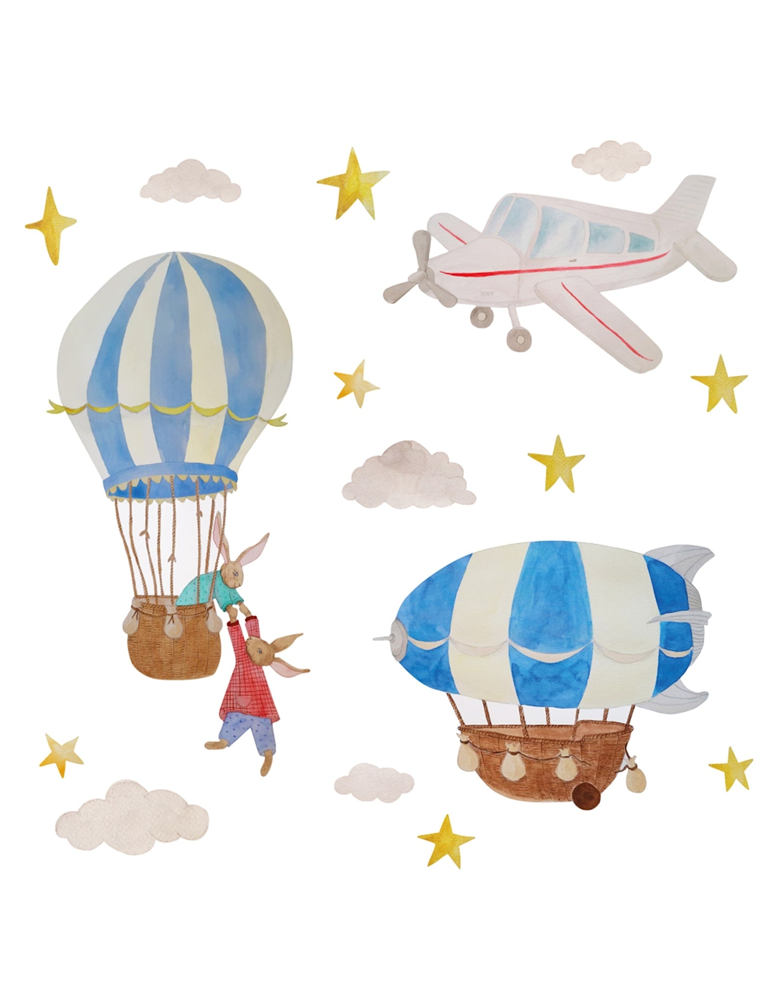 That Apos Mine Wallsticker Flyvende Eventyr Multi