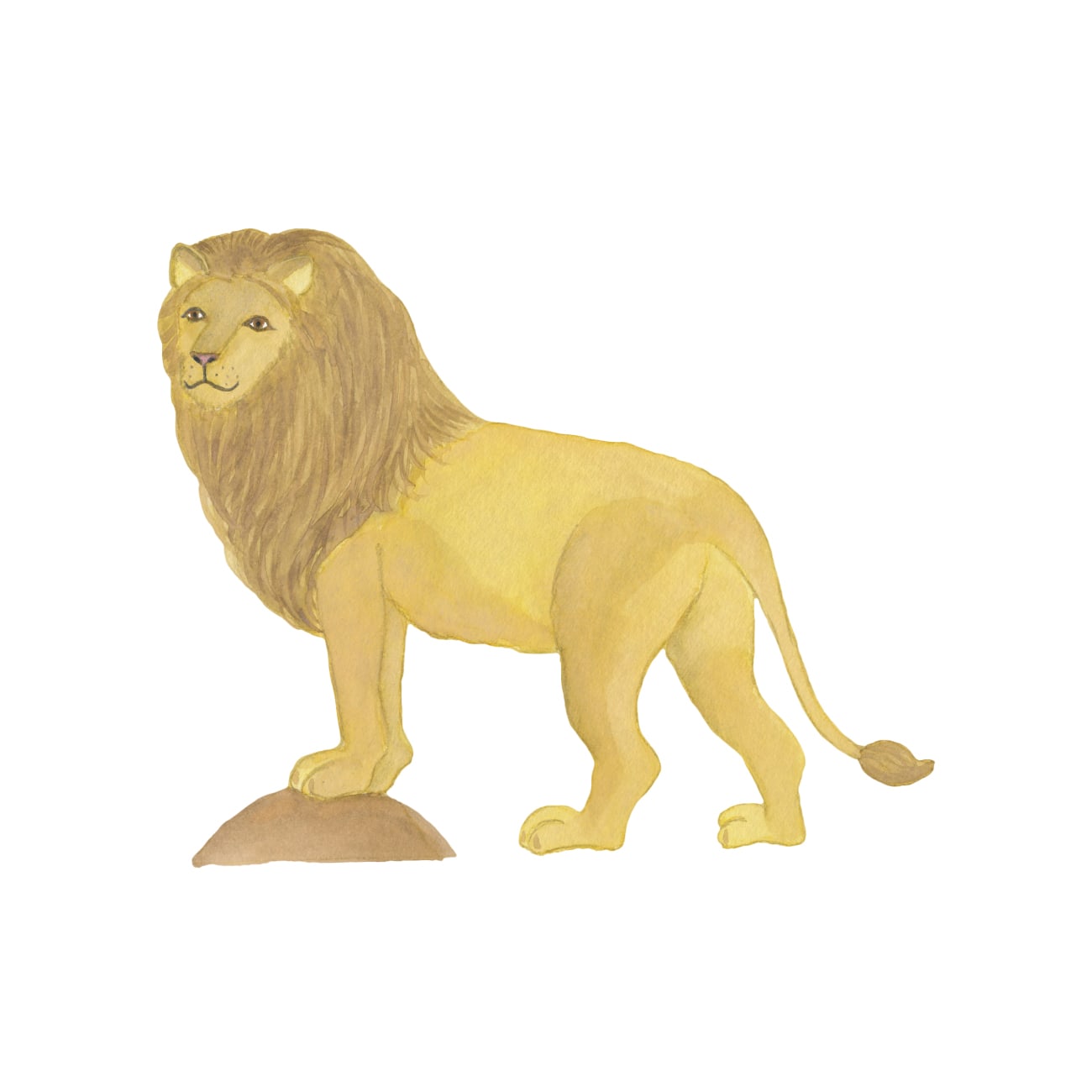 That Apos   Mine Wallsticker Løve Multi