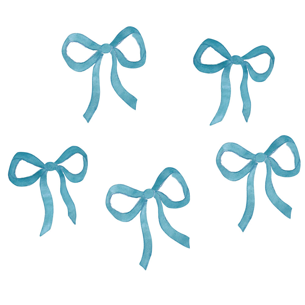 That Apos   Mine Wallsticker Sløjfer  -pak Blue