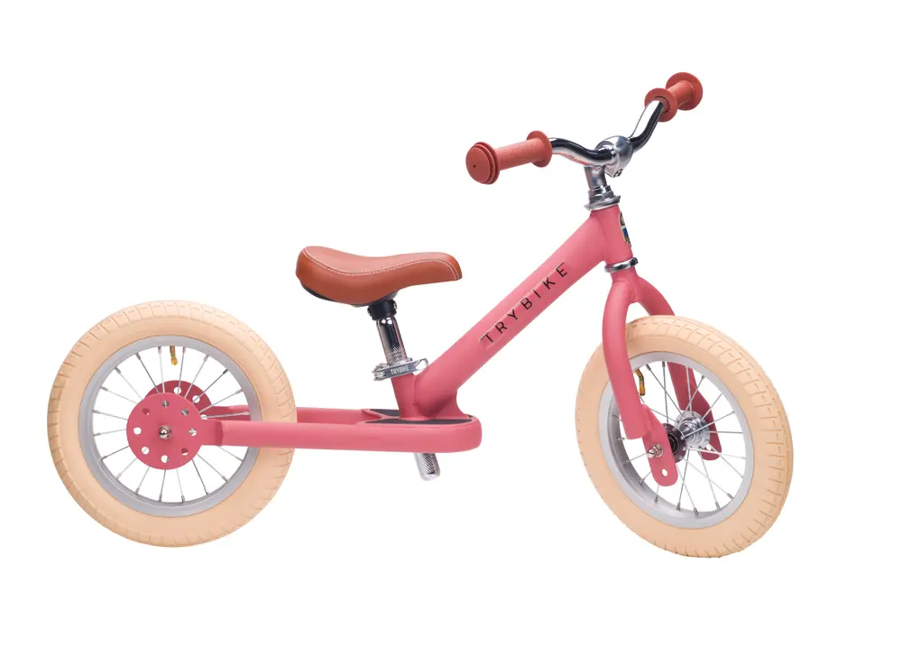 Tribike Løbecykel Hjulet Vintage Rose