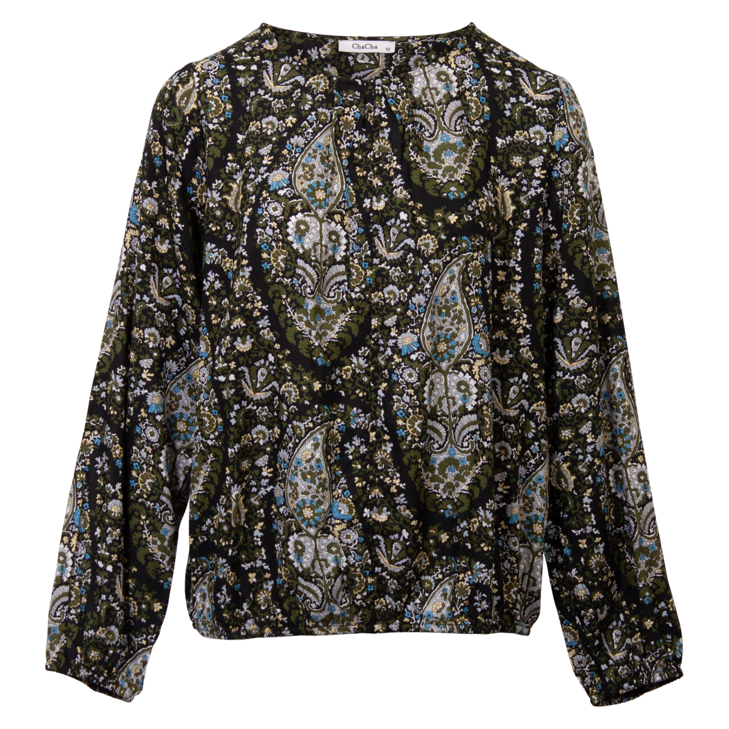Zbyz Dame Bluse Plus Size Green 46 48