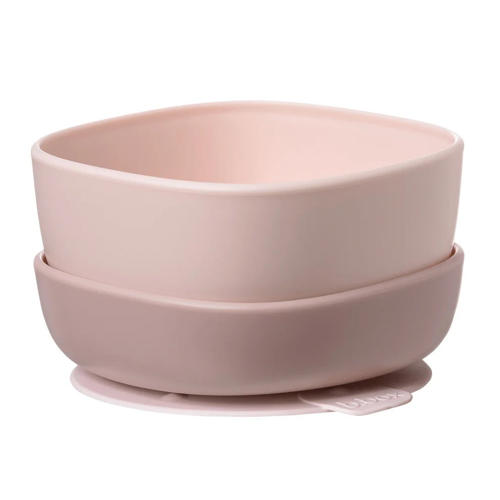 Box Skål Med Sugefod -pak Rosa