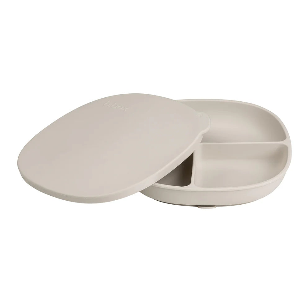 Box Tallerken   Låg Silikone Beige