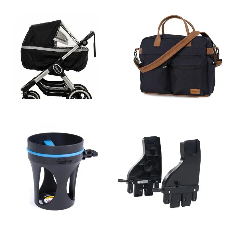 Big Star Sento Sento Max Pusletaske Pakke Til Sento Sento Max Emmaljunga Kopholder Emmaljunga Exclusive Outdoor Black