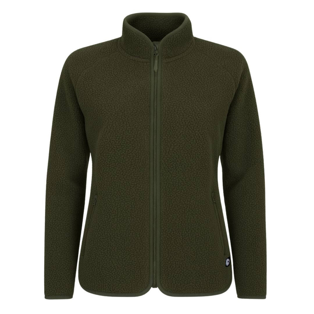 Fleecetrøje Dame Treklife Sherpa V2 Grøn