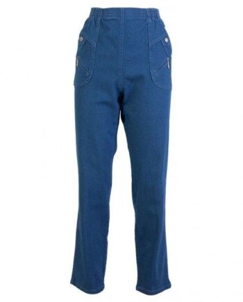 For My Dame Bukser Denim Blue 38