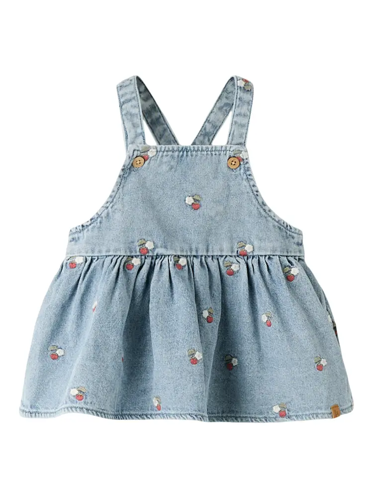 Lil  Atelier Funda Jeanskjole Medium Blue Denim 80