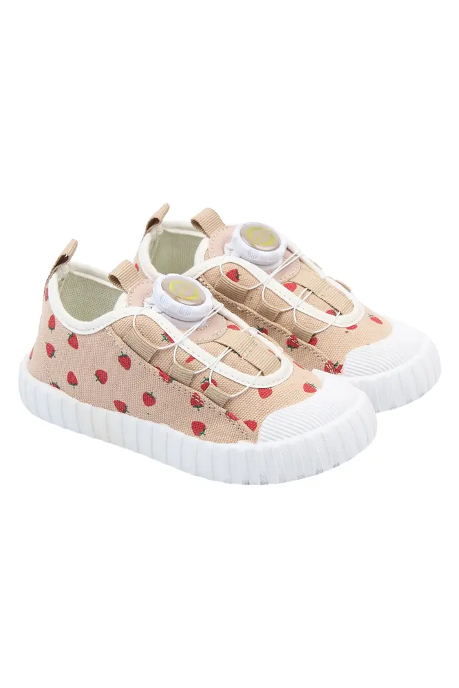 Mikk-line Canvas Sneakers Strawberry 32