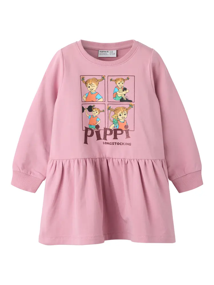 Name It Asta Pippi Kjole Lilas 86