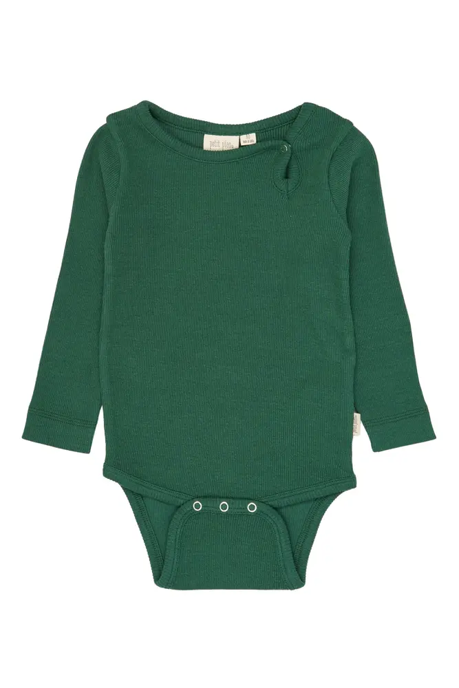 Petit Piao Stone Langærmet Body Trekking Green 92 Cm