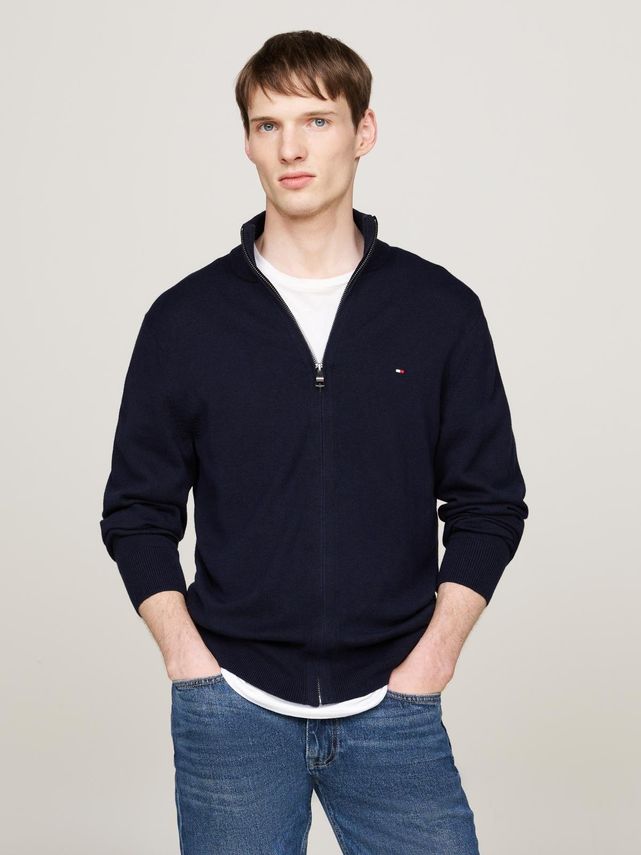 Pima Org Ctn Cashmere Zip Thru