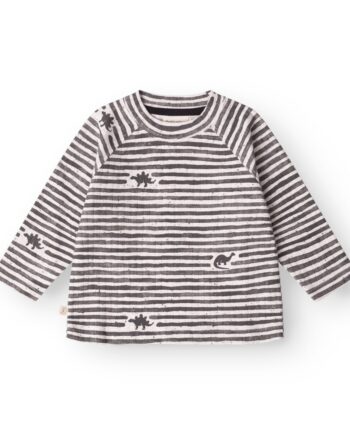 That Apos   Mine Aksel  -shirt Mono Dino Stripe 68cm 6m