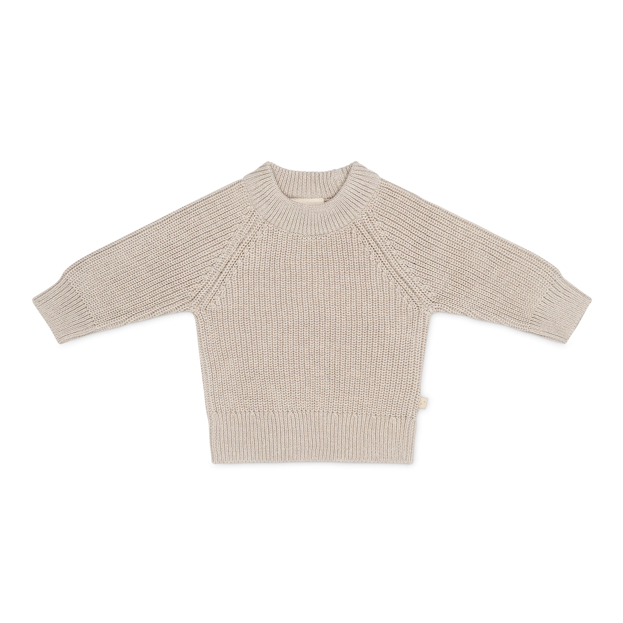 That Apos   Mine Flo Sweater Oatmeal Melange 86cm 18m