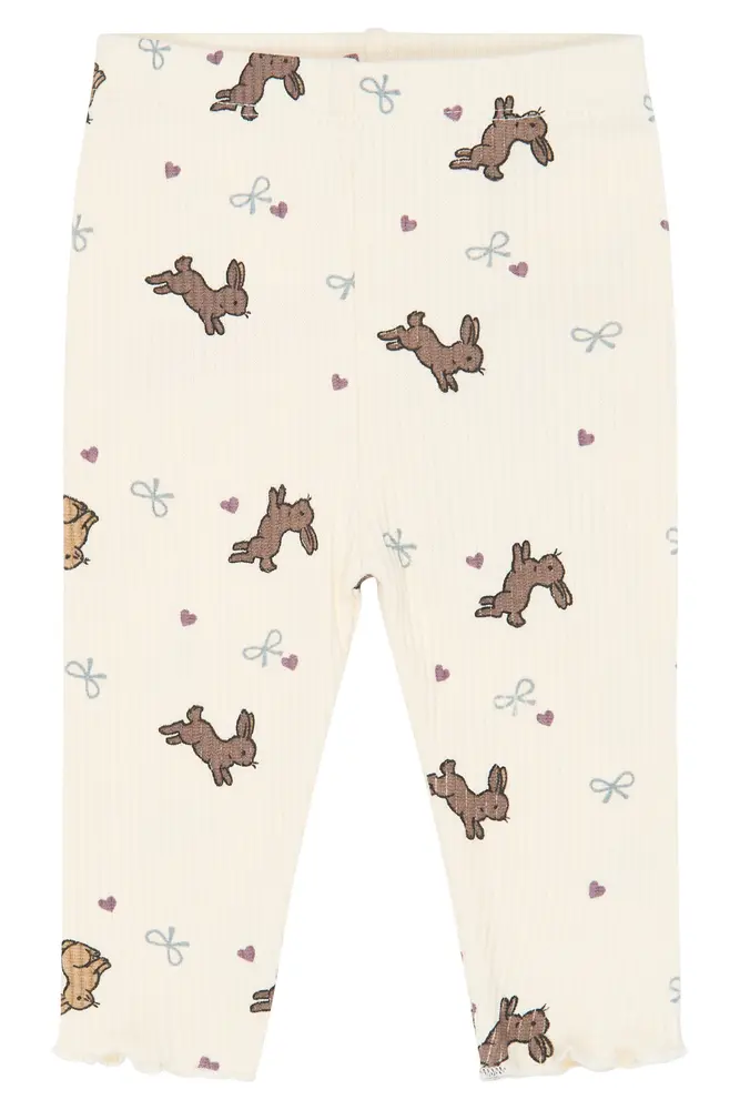 The New Siblings Venna Rib Leggings Gardenia 68